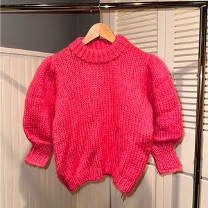 Ganni The Julliard Mohair Puff Sleeve Sweater NWOT